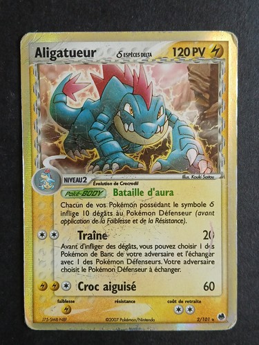 Carte pokémon aligatueur - pokémon,