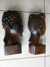 Bustes malgache sculptures - bustes,