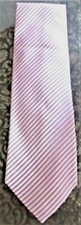 * BURTON * SILK TIE * VIOLET & PINK DIAGONAL STRIPES * Vintage