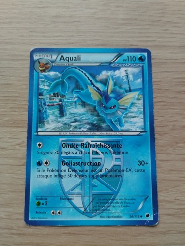 Carte pokémon aquali 116 - aquali, 20/116