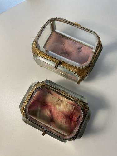 Deux boîtes bijoux - boîtes, à