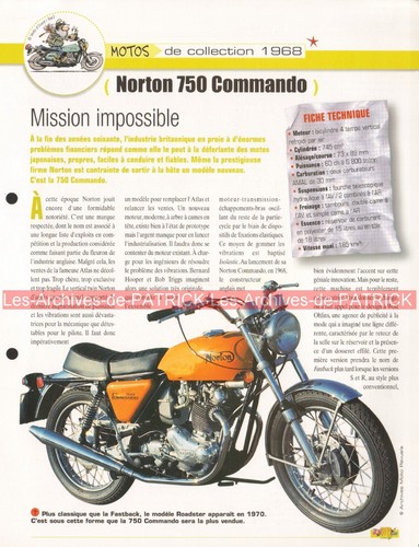 Norton 750 commando 1968 joe - norton,