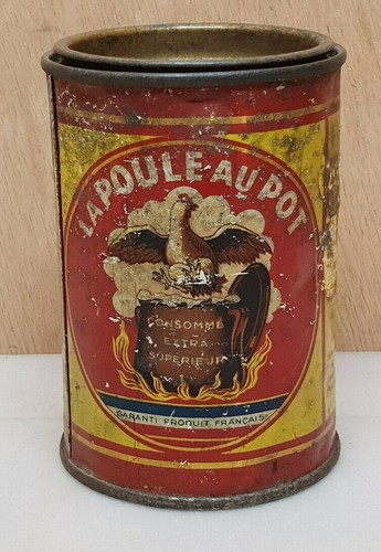Ancienne boite tole - vide, la