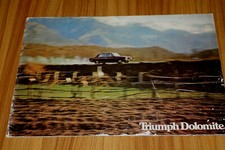 Catalogue TRIUMPH DOLOMITE de 1972