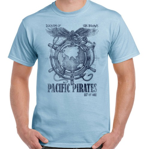 Voile shirt pacific pirates - voile,