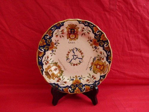 Assiette faïence desvres - faïence, de