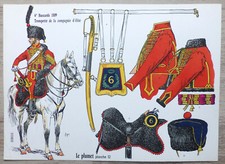 Rigo: Le Plumet, planche 12 : 6e Hussards 1809 Trompette de la Compagnie d'élite