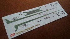 1964 SEBRING 3 HOURS #15 FORD CORTINA JIM CLARK 1:43 DECALS