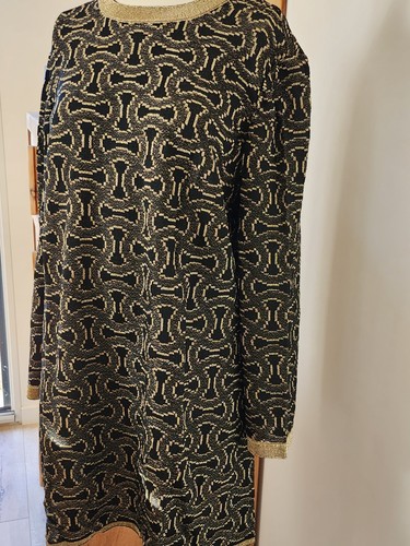 Pur vintage robe pull - , manche