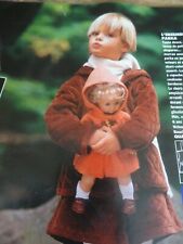 T13 PATRON POUPEE CECILE MODES & TRAVAUX DUFFLE-COAT DOUILLET OCTOBRE  1992