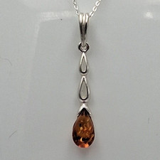 Pendentif Goutte En Argent 925