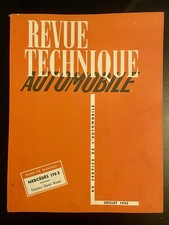 REVUE TECHNIQUE AUTOMOBILE- MERCEDES 170 S- TRACTEUR DAVID BROWN- JUILLET 1953