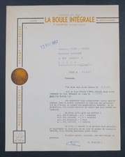 Facture 1957 LYON COURTIEU LA