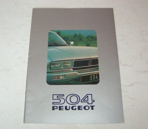 Prospectus peugeot 504 - |,