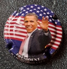 Capsule de champagne Pierre Mignon Barack Obama drapeau muselet new