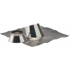 Solin pour conduit double paroi - pente 5 à 30° - 180/230 mm - Opsinox TEN