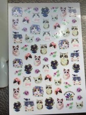 1 Feuille 3D Chat 96