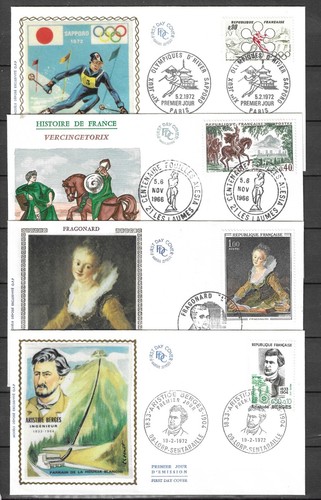 Fdc france enveloppe - fdc, jour