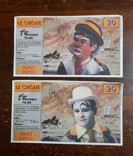 Billets cirque clowns - billets,