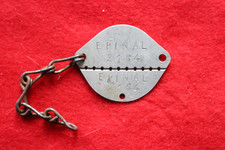 PLAQUE D'IDENTITÉ FRANCAISE