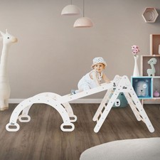 Triangle d'escalade en bois