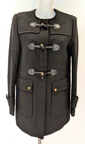 Zara black round neck - zara, duffle