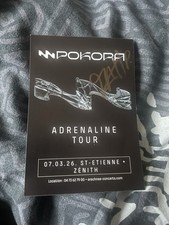 Flyer Format 10x15cm Dedicace Autograph Matt Pokora Adrenaline Tour