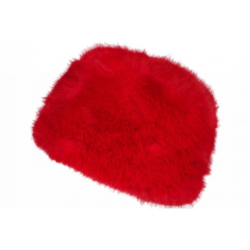 Chapka toque fourrure rouge - chapka,