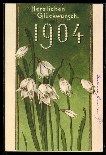 Lithographie année 1904 art