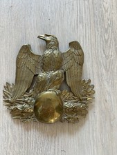 Plaque Aigle Shako 2nd empire 1870 Napoléon 3