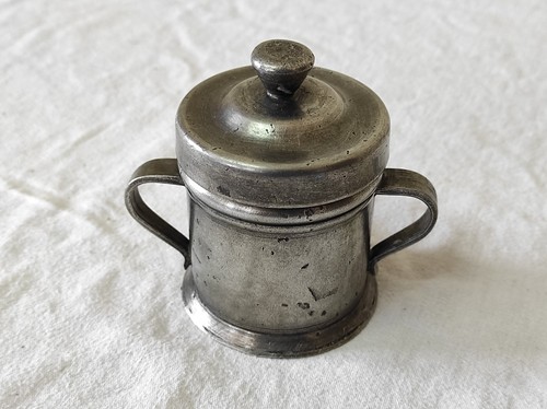 Ancien pot étain - étain, 95%