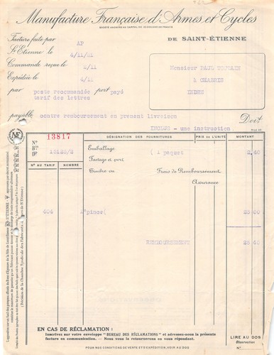 1921 manufacture francaise - manufacture,