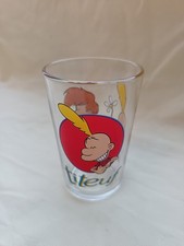 VERRE A MOUTARDE TITEUF ZEP FRANCE 3 GLENAT EDITIONS CANAL J 9.5 CM