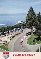 74 EVIAN LES BAINS LE PORT LES JARDINS DE LA BUVETTE CACHAT ET LA COTE