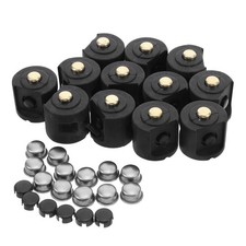  Lot de 12 embouts de lampe torche, petits couvercles d'interrupteur,