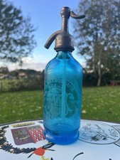 siphon eau de seltz En 1/4 De Litre , Armoirie Narbonnaise Signé Chouanard