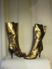 bottes casadéi cuir doré pointure 9 (39)