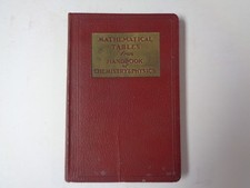 Mathematical Tables from Handbook of Chemistry & Physics 1941 seventh ed Hodgman