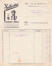 75 PARIS fabricant SELECTA