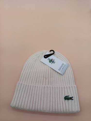Bonnet lacoste creme - lacoste,