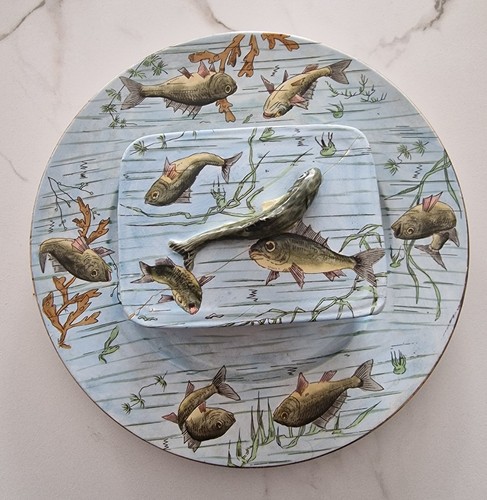 Rare assiette ancienne boite - assiette,