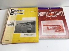 Lot d'anciennes  revues le modèle réduit d'avion et modèle magazine modelisme
