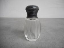  SALIERE EN CRISTAL ET ARGENT