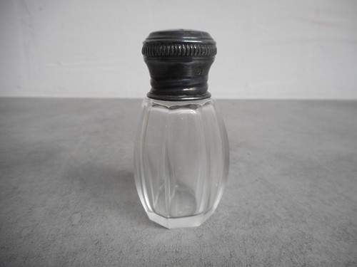 Saliere cristal et argent - ,