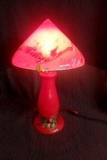 ancienne lampe champignon en pate de verre MURANO BIOT VIANNE autres ???