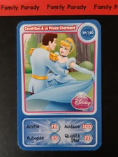Cendrillon &Le Prince Charmant 39/180 Carte Disney Princess Auchan 2010 Français