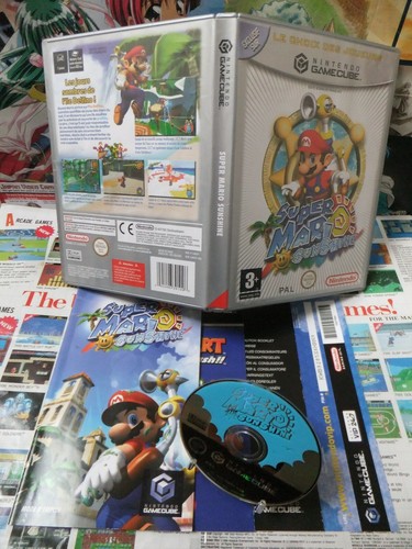 Game cube super mario sunshine - game,
