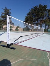 kit complet de pickleball : 2 raquettes, 4 balles, 1 filet, 2 ruban adhésif, sac