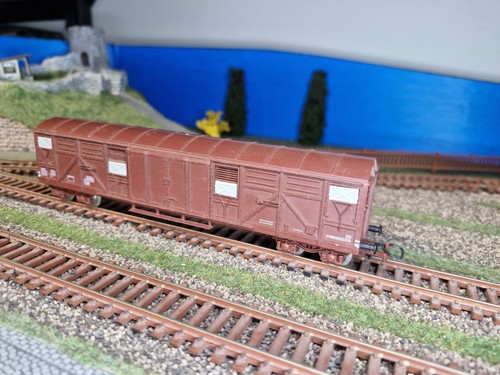 Wagon couvert bogies sncf - wagon,