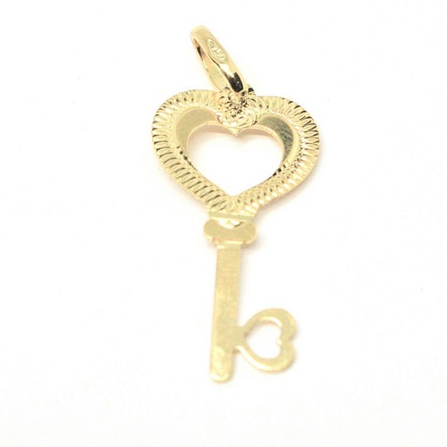 Pendentif clé or - À, 18k